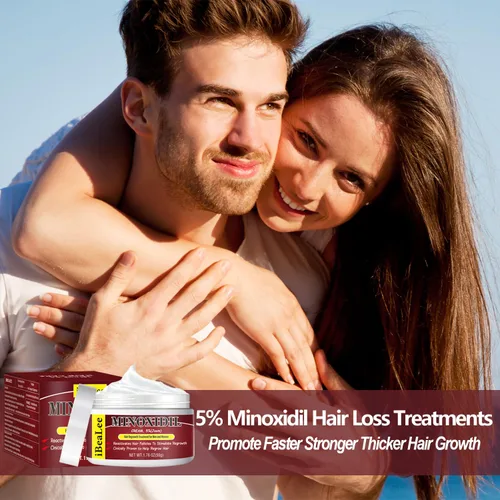 Miniatura 7 de 5% de minoxidil para hombres y mujeres, crema para el crecimiento del cabello, productos tópicos de crecimiento del cabello de minoxidil