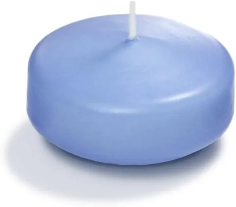 Miniatura 60 de yummi Caja de 18 velas flotantes color rojo rubí de 3 pulgadas