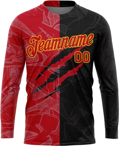 Miniatura 7 de Camisetas de manga larga para hombre, diseño de hip hop, estampado gráfico, informal, manga larga, graffiti, teñido anudado, camiseta