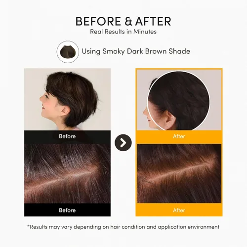 Miniatura 6 de Ampolla de champú instantáneo para el cabello, tinte permanente para el cabello, sin parabenos, coloración fácil y rápida en 5 minutos, queratina