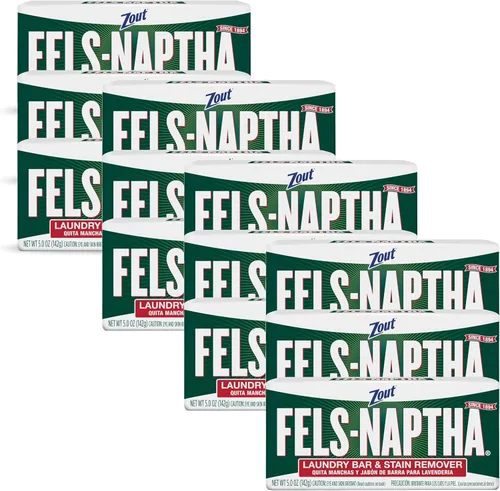 Miniatura 8 de Fels Naptha Barra de jabón y quitamanchas para ropa sucia, paquete de 2, 5.0 onzas por barra
