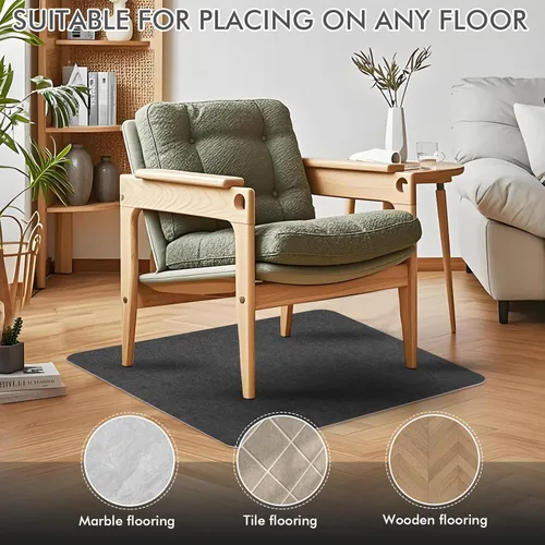 Miniatura 6 de Almohadillas reclinables para suelos de madera dura, pinzas reclinables antideslizantes, almohadillas para muebles para alfombras, tapete Gris