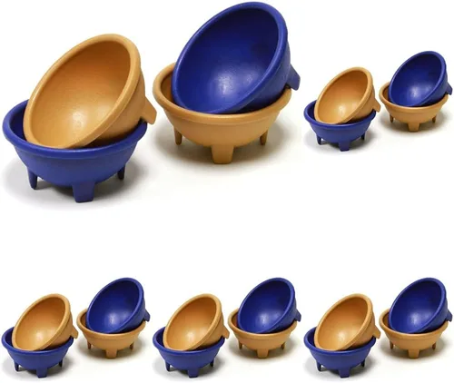 Miniatura 3 de Chef Craft Cuencos clásicos para salsa/goteo, juego de 2 piezas de 12 onzas, el color puede variar