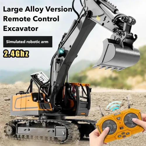 Miniatura 3 de Mudsterz - Camiones Mudsterz, Excavadora Mudsterz, Vehículo de construcción RC de 2.4GHz con luces geniales y sonidos reales, diseño de ingeniería