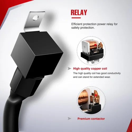 Miniatura 3 de Nilight - Kit de arnés con cableado para luces LED POD de 16 AWG, barra de luz LED de 12 V, interruptor basculante de 5 pines, láser de encendido