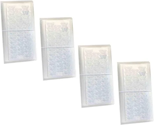 Miniatura 9 de YOAVIP Libro grande de almacenamiento transparente de 4.8 x 9.6 pulgadas para planificador, álbumes de recortes, calcomanías, carpeta organizadora