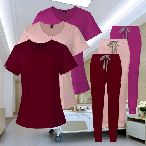 Miniatura 6 de VIAOLI Uniformes médicos, enfermera, mujeres, médico, enfermería, hospital, conjuntos de ropa de trabajo, ropa de trabajo