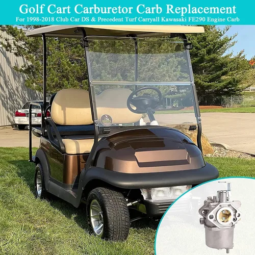 Miniatura 4 de 10L0L Carburador de golf Kit de bomba de combustible para 1998-UP Club Car DS Precedent Turf Carryall FE290 Kawasaki Motores Carb 101805601
