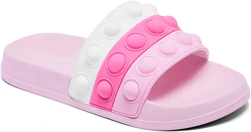 Miniatura 7 de Engtoy Sandalias para niños y niñas, unisex, ligeras, antideslizantes, puntera abierta, cómodas, para ducha, playa, divertidas sandalias