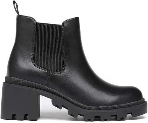 Miniatura 3 de DECARSDZ Women's Chunky Platform Boots Classic Ankle Booties Women Chelsea Boots