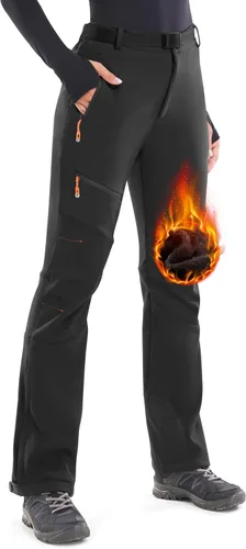 Heathyoga Pantalones de nieve impermeables para mujer, pantalones de snowboard para mujer, pantalones de senderismo para mujer, pantalones cargo de