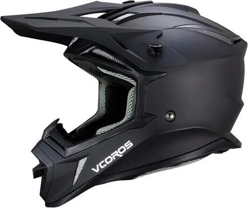 Miniatura 8 de VCOROS H637 - Cascos de motocross para adultos, ATV, Dirtbike, BMX, MX, todoterreno, aventura, UTV, con certificación DOT