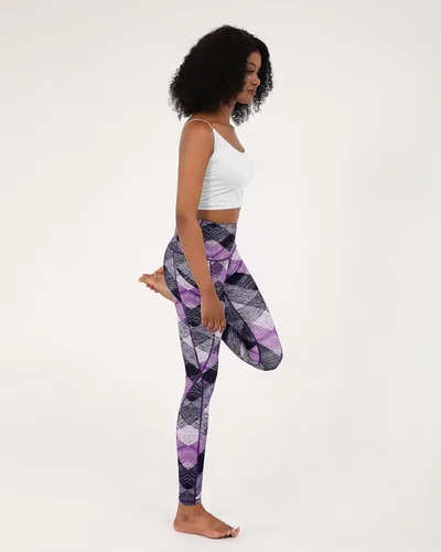 Miniatura 5 de ODODOS - Leggings de yoga de cintura alta para mujer con bolsillos, pantalones de yoga deportivos con control de abdomen, no se transparentan