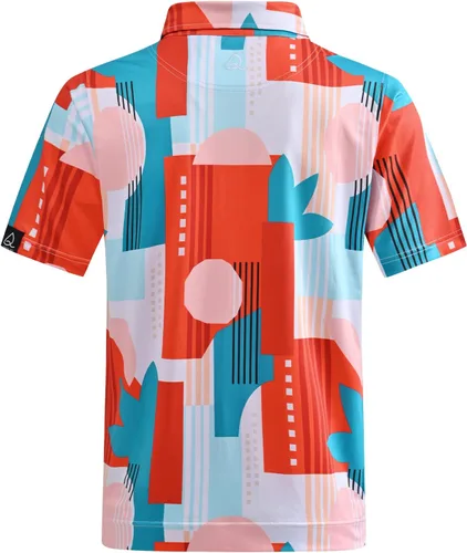 Miniatura 24 de DEOLAX Camisa de golf para hombre, con estampado de moda, atlética, de manga corta, clásica, casual, ajuste seco, suave, para hombres