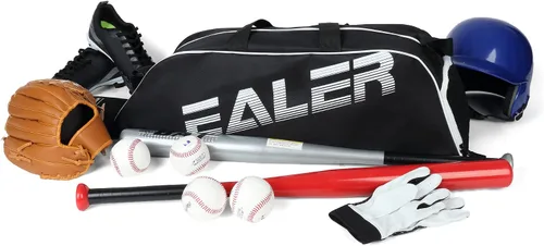 Miniatura 7 de EALER Bolsa de mano para bate de béisbol y pelota en T, bolsa de equipo de sóftbol - Equipo para niños, jóvenes y adultos con capacidad para bate