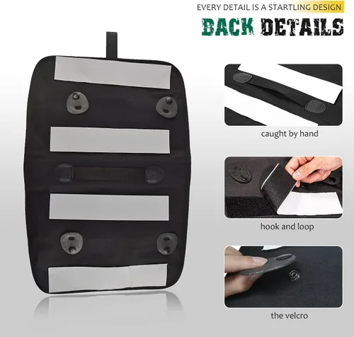 Miniatura 5 de Mofun Tour Pack - Organizador de tapa para alforjas, bolsa de almacenamiento de equipaje compatible con Harley Touring FLT FLH 1999-2013