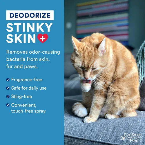 Miniatura 4 de SkinSmart Antimicrobial Cuidado de la piel y las heridas para mascotas, elimina las bacterias para promover la curación y alivia la picazón, botella