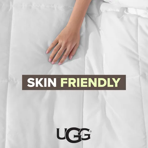 Miniatura 6 de UGG Edredón Full/Queen con Inserto de Relleno de Plumón, Refrescante, Ligero, Alternativa al Plumón, Hipoalergénico, Lavable, Acolchado, Esponjoso