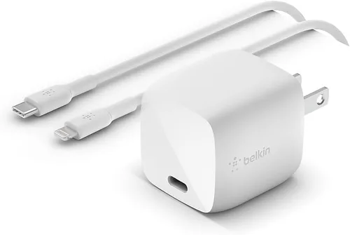 Miniatura 9 de Belkin Bloque de cargador USB C de 30 W, entrega de energía USB-C, carga súper rápida PPS - Samsung Galaxy S25, Apple iPhone 17, Air, Pro Max, iPad