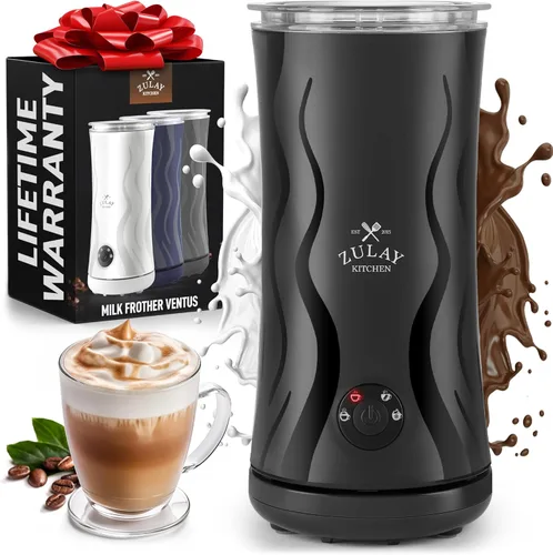 Miniatura 44 de Varita de espumador de leche mini y potente – Potente espumador de café de mano, mezclador de bebidas operado con batería – Tamaño de bolsillo Azul