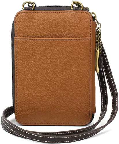 Miniatura 2 de CHALA Cartera cruzada para teléfono celular, bolso de mano multicolor de piel sintética para mujer con correa ajustable