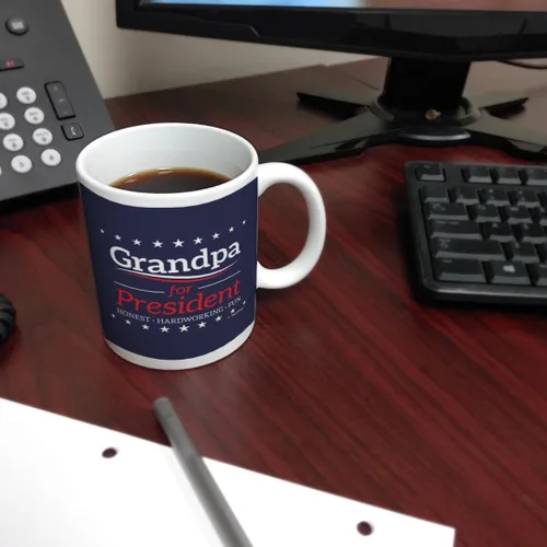 Miniatura 6 de ThisWear Taza de café de cerámica con asa para abuelo para presidente de 11 onzas 11oz - Grandpa
