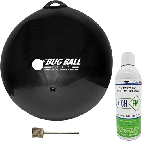 Bug Ball Kit de lujo - Trampa para moscas y insectos para morder, paquete de 4