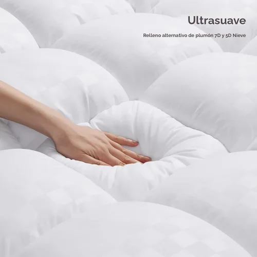 Miniatura 5 de SameBed - Cubrecolchón Queen, cubrecolchón extragrueso para aliviar el dolor de espalda, protector de colchón refrescante con esquinas de 8 a 21