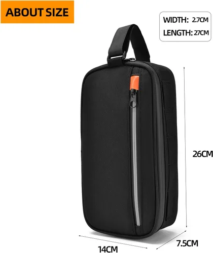Miniatura 2 de Bolsa de Manillar de Bicicleta Profesional Impermeable Bolsa Frontal de Barra Transversal de Bicicleta Cesta de Bicicleta Bolsas de Marco