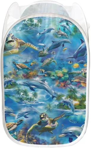 Miniatura 19 de AFPANQZ Cesta plegable de malla para ropa sucia, plegable, portátil, para guardar lugar para el hogar, fácil de plegar para viajes, 13.5 x 13.5 x 21