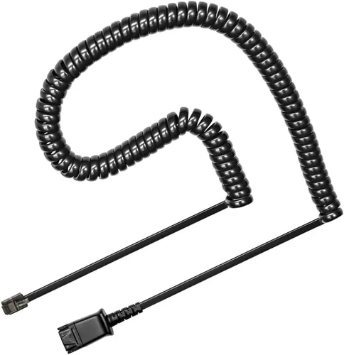 Miniatura 5 de TruVoice Adaptador U10P-S 38099-01 para auriculares de desconexión rápida (QD) de Plantronics - RJ9 Jack es compatible con teléfonos de escritorio