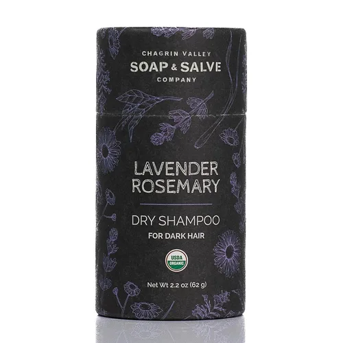 Miniatura 6 de Chagrin Valley Soap & Salve Champú seco en polvo, cabello oscuro, menta fresca, orgánico, natural, vegano, sin talco, absorbe aceite y agrega