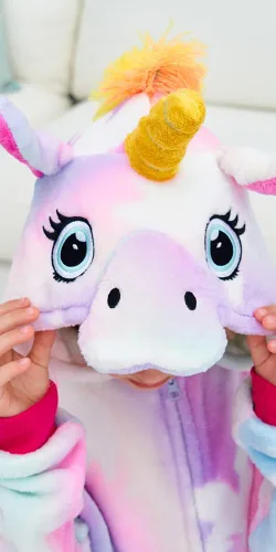 Miniatura 7 de Pijama unisex de unicornio para niños, disfraz de Halloween