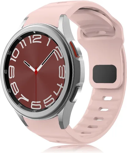 Miniatura 12 de Correa resistente sin huecos para Samsung Galaxy Watch Band 8 1.732 in 1.575 in/Galaxy Watch 8 Classic Band 1.811 in, correa deportiva de silicona