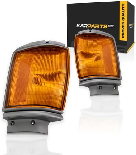 Par de luces de estacionamiento para Toyota Pickup 1987-1988, lado del conductor y del pasajero 2WD; STD; negro TO2520115 TO2521117 | 81620-89162