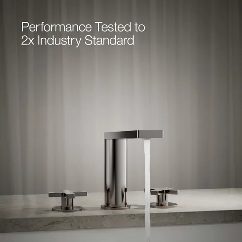 Miniatura 4 de Kohler 73081-3-TT Composed® Grifo de baño con asas cruzadas, titanio vibrante