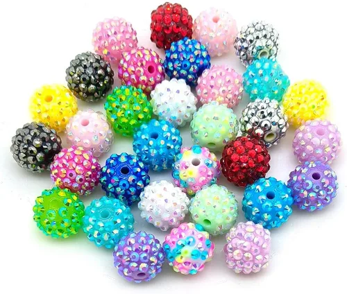 Miniatura 14 de Cuentas de diamantes de imitación de colores de 0.78 pulgadas, 0.63 pulgadas, 0.55 pulgadas, 0.394 pulgadas, 0.394 pulgadas, 0.394 pulgadas, 0.394