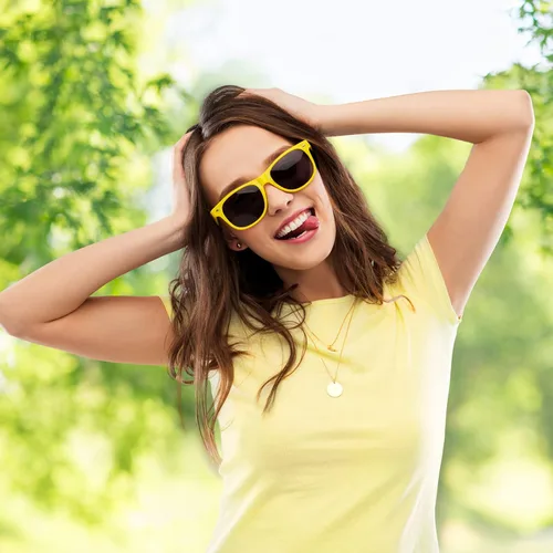 Miniatura 66 de Suministros para regalos de fiesta de colores neón Paquete de 8 gafas de sol unisex