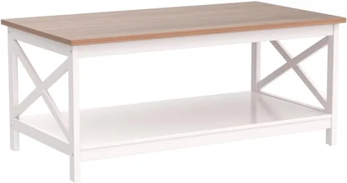 Miniatura 5 de PHI VILLA Mesa Auxiliar Negra, Juego de 2 Mesas Laterales para Sala de Estar, Mesita de Noche/Mesa de Noche