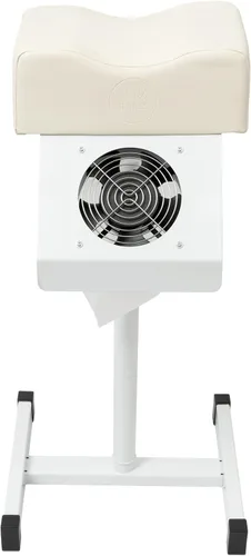 Miniatura 8 de Reposapiés de pedicura, taburete de pedicura con ventilador de limpieza de polvo, taburete elevador de salón de belleza de altura ajustable, soporte
