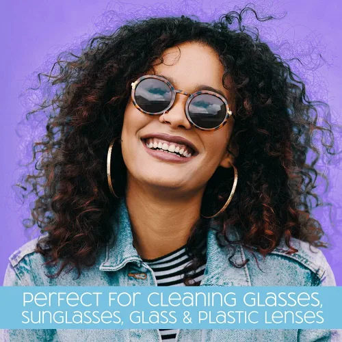 Miniatura 4 de Nice 'N CLEAN SmudgeGuard Toallitas para lentes (600 toallitas en total) Toallitas para lentes envueltas individualmente, prehumedecidas, sin