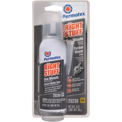 Miniatura 11 de Permatex 22074 Ultra Grey Rigid High-Torque RTV Fabricante de Juntas de Silicona, Seguro para Sensores y No Corrosivo, Para Aplicaciones de Alto Par
