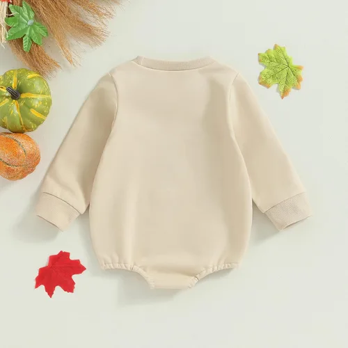 Miniatura 20 de Adobabirl Traje de Halloween para bebé, sudadera de fantasma, calabaza, mameluco, suéter de gran tamaño, lindo para otoño e invierno