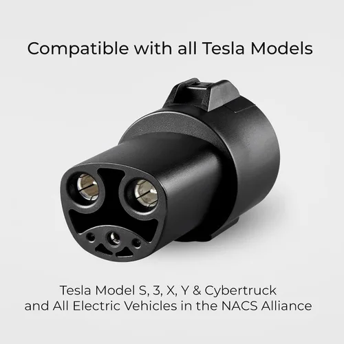 Miniatura 6 de Lectron J1772 a Tesla Adaptador de 80 amperios (250V) - Adaptador de carga EV compatible con Tesla Model S/3/X/Y/Cybertruck y todos los vehículos