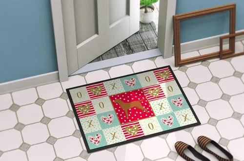 Miniatura 4 de Caroline's Treasures CK5958JMAT - Felpudo Vizsla Love de 24 x 36 pulgadas, para interiores y exteriores, para entrada, antideslizante, lavable