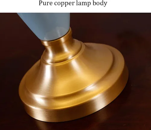 Miniatura 5 de Desk Lamp Reading Light Chinese Retro Table Lamp Bedroom Bedside Lamp Living Room Decoration Ceramic Table Lamps Office Desktop Decor Desk Lamp