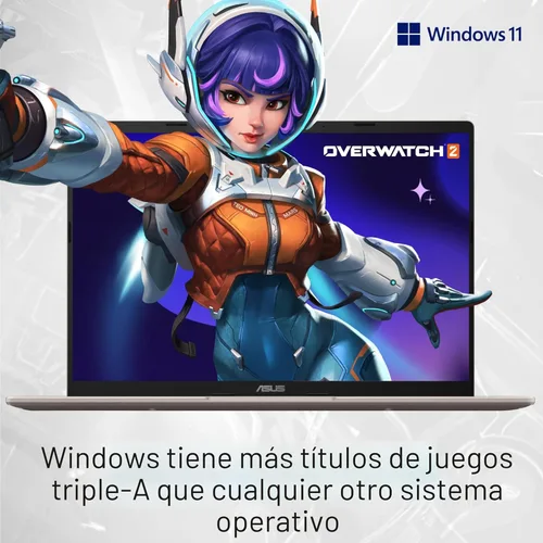 Miniatura 3 de ASUS Portátil Vivobook 14, Copilot+ PC, pantalla WUXGA de 60 Hz de 14 pulgadas, AMD Ryzen AI 7 350 con XDNA NPU, gráficos AMD Radeon, 16 GB de RAM