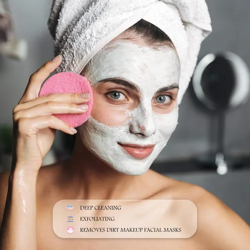 Miniatura 5 de Patelai 120 esponjas faciales comprimidas para esteticistas, eliminación de maquillaje facial, almohadilla de esponja de limpieza, exfoliante, spa