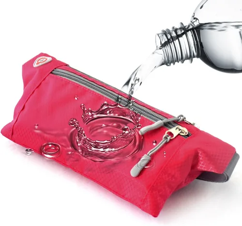 Miniatura 4 de veriya - Riñonera impermeable, ligera, con conector para auriculares, para correr, senderismo, ciclismo, paseos, 5.5in