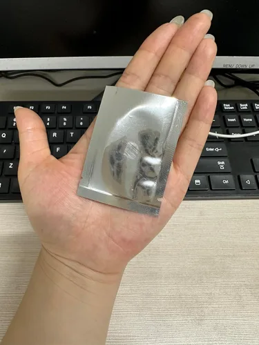 Miniatura 2 de PABCK Paquete de 500 Bolsas Pequeñas de Lámina de Mylar 2x2.8 pulgadas (Tamaño Interior 1.6x2.4 pulgadas) Lámina de Aluminio Plateada Sellables al
